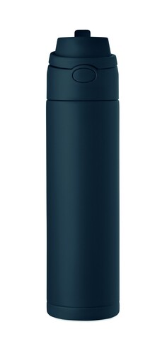 Einwandige Trinkflasche 650 ml - Marineblau bedrucken, Art.-Nr. MO2989-85
