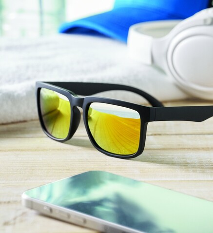 Festival-Sonnenbrille UV400 - Orange bedrucken, Art.-Nr. MO2992-10