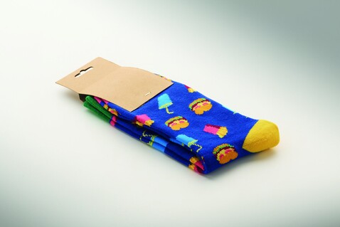 Socken 38-42 - Königsblau bedrucken, Art.-Nr. MO3100-37