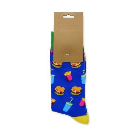 Socken 38-42 - Königsblau bedrucken, Art.-Nr. MO3100-37