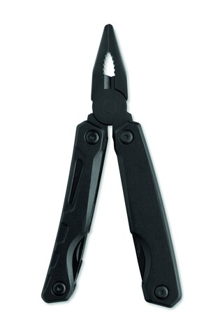13in1 faltbares Multitool - Schwarz bedrucken, Art.-Nr. MO3129-03