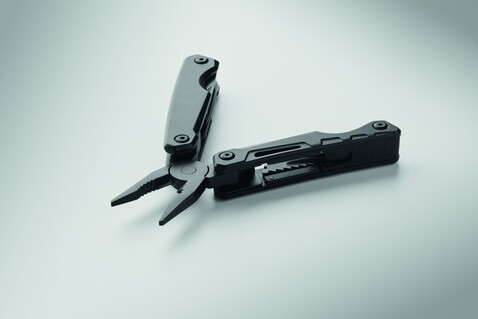 13in1 faltbares Multitool - Schwarz bedrucken, Art.-Nr. MO3129-03