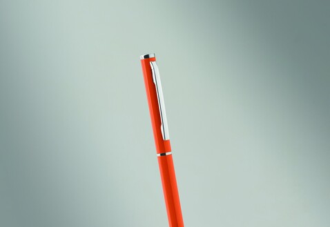 Drehkugelschreiber recy. Alu - Orange bedrucken, Art.-Nr. MO3139-10 Drehkugelschreiber recy. Alu - Orange bedrucken, Art.-Nr. MO3139-10