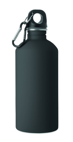 Einwandige Trinkflasche 500ml - Schwarz bedrucken, Art.-Nr. MO3168-03 Einwandige Trinkflasche 500ml - Schwarz bedrucken, Art.-Nr. MO3168-03