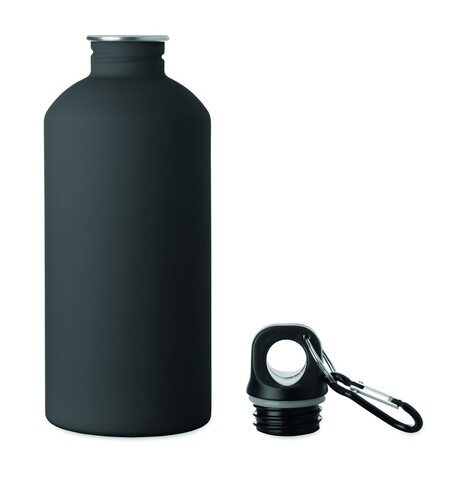 Einwandige Trinkflasche 500ml - Schwarz bedrucken, Art.-Nr. MO3168-03 Einwandige Trinkflasche 500ml - Schwarz bedrucken, Art.-Nr. MO3168-03