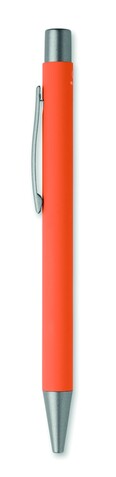 Druckkugelschreiber recy. Alu - Orange bedrucken, Art.-Nr. MO3222-10 Druckkugelschreiber recy. Alu - Orange bedrucken, Art.-Nr. MO3222-10