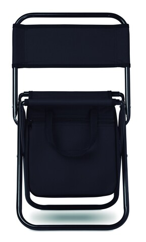 Klappstuhl mit Kühltasche - Schwarz bedrucken, Art.-Nr. MO6112-03 Klappstuhl mit Kühltasche - Schwarz bedrucken, Art.-Nr. MO6112-03