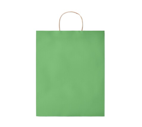 Papiertüte, groß 90 g/m² - Grün bedrucken, Art.-Nr. MO6174-09