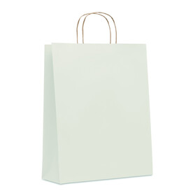 Papiertüte, groß 90 g/m² - Weiß bedrucken, Art.-Nr. MO6174-06