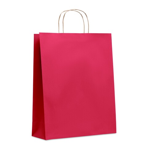 Papiertüte, groß 90 g/m² - Rot bedrucken, Art.-Nr. MO6174-05