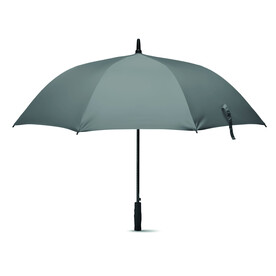 Regenschirm mit ABS Griff - Grau bedrucken, Art.-Nr. MO6175-07