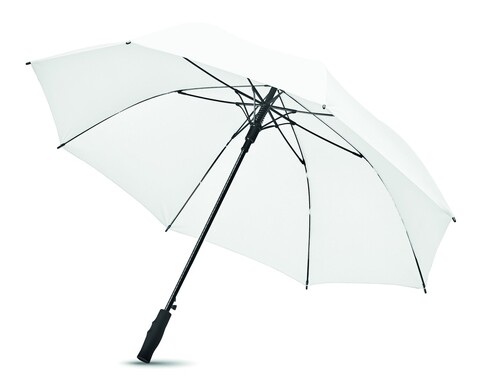 Regenschirm mit ABS Griff - Weiß bedrucken, Art.-Nr. MO6175-06 Regenschirm mit ABS Griff - Weiß bedrucken, Art.-Nr. MO6175-06