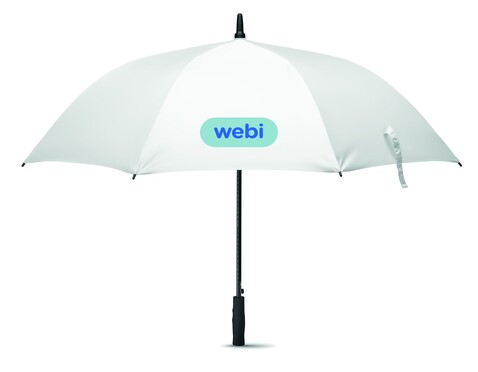 Regenschirm mit ABS Griff - Weiß bedrucken, Art.-Nr. MO6175-06 Regenschirm mit ABS Griff - Weiß bedrucken, Art.-Nr. MO6175-06