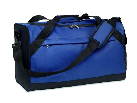 Sporttasche 600D RPET - Blau bedrucken, Art.-Nr. MO6209-04