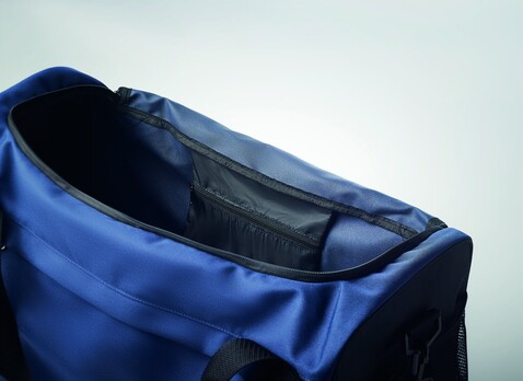 Sporttasche 600D RPET - Blau bedrucken, Art.-Nr. MO6209-04