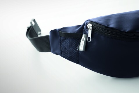 Gürteltasche 210D RPET - Marineblau bedrucken, Art.-Nr. MO6213-85