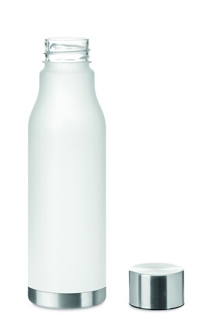 Trinkflasche RPET 600ml - Transparent Weiß bedrucken, Art.-Nr. MO6237-26 Trinkflasche RPET 600ml - Transparent Weiß bedrucken, Art.-Nr. MO6237-26