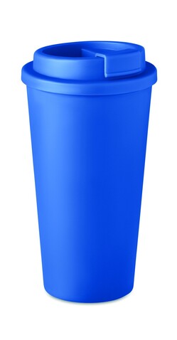 Doppelwandiger Becher 450ml - Blau bedrucken, Art.-Nr. MO6244-04