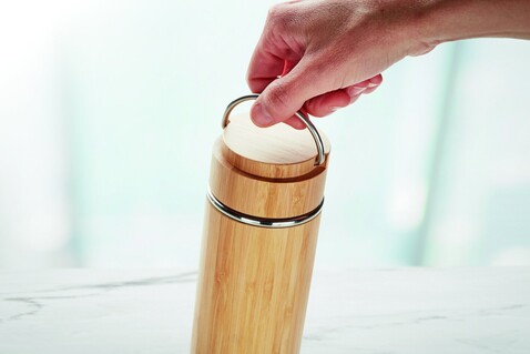 Isolierflasche 400ml - Holz bedrucken, Art.-Nr. MO6272-40 Isolierflasche 400ml - Holz bedrucken, Art.-Nr. MO6272-40