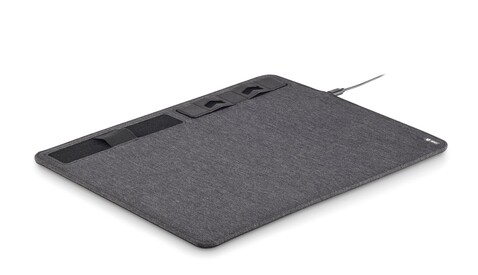 RPET Mousepad 15W - Steingrau bedrucken, Art.-Nr. MO6416-15