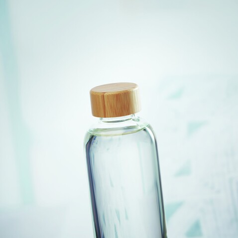 Trinkflasche Glas 650ml - Transparent bedrucken, Art.-Nr. MO6426-22 Trinkflasche Glas 650ml - Transparent bedrucken, Art.-Nr. MO6426-22