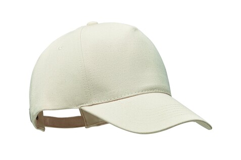 Cap organic cotton 250 g/m² - Beige bedrucken, Art.-Nr. MO6432-13