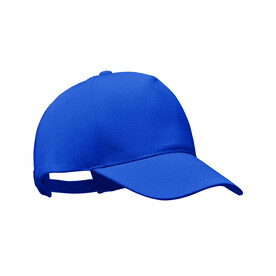 Cap organic cotton 250 g/m² - Blau bedrucken, Art.-Nr. MO6432-04