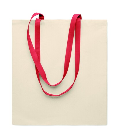 Einkaufstasche 140g/m² - Rot bedrucken, Art.-Nr. MO6437-05 Einkaufstasche 140g/m² - Rot bedrucken, Art.-Nr. MO6437-05