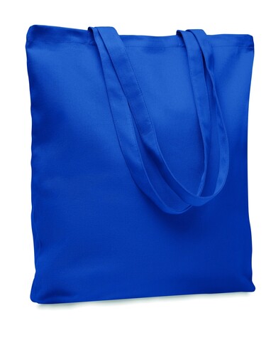 Einkaufstasche Canvas 270 g/m² - Königsblau bedrucken, Art.-Nr. MO6442-37