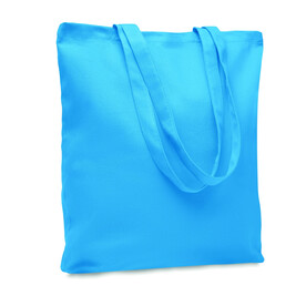 Einkaufstasche Canvas 270 g/m² - Türkis bedrucken, Art.-Nr. MO6442-12