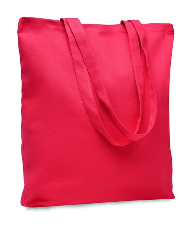 Einkaufstasche Canvas 270 g/m² - Rot bedrucken, Art.-Nr. MO6442-05