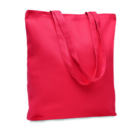 Einkaufstasche Canvas 270 g/m² - Rot bedrucken, Art.-Nr. MO6442-05