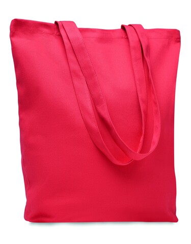 Einkaufstasche Canvas 270 g/m² - Rot bedrucken, Art.-Nr. MO6442-05