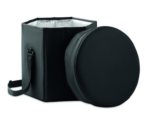 Klappbarer Hocker/Tisch - Schwarz bedrucken, Art.-Nr. MO6444-03 Klappbarer Hocker/Tisch - Schwarz bedrucken, Art.-Nr. MO6444-03