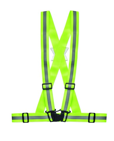 Reflektierende Gürtelweste - Neon Grün bedrucken, Art.-Nr. MO6445-68