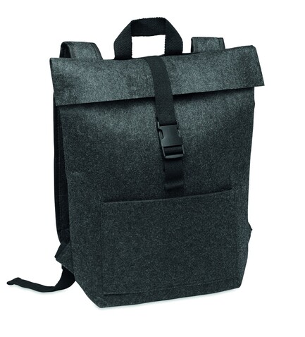 Rucksack RPET-Filz - Steingrau bedrucken, Art.-Nr. MO6456-15 Rucksack RPET-Filz - Steingrau bedrucken, Art.-Nr. MO6456-15