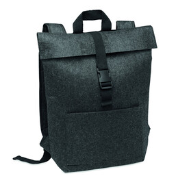 Rucksack RPET-Filz - Steingrau bedrucken, Art.-Nr. MO6456-15