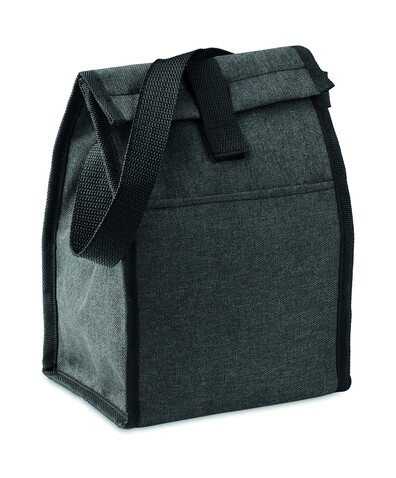 Lunch-Tasche 600D RPET - Schwarz bedrucken, Art.-Nr. MO6462-03 Lunch-Tasche 600D RPET - Schwarz bedrucken, Art.-Nr. MO6462-03