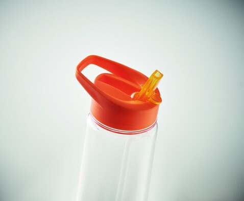 Trinkflasche RPET 650ml - Orange bedrucken, Art.-Nr. MO6467-10 Trinkflasche RPET 650ml - Orange bedrucken, Art.-Nr. MO6467-10