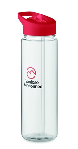 Trinkflasche RPET 650ml - Rot bedrucken, Art.-Nr. MO6467-05 Trinkflasche RPET 650ml - Rot bedrucken, Art.-Nr. MO6467-05