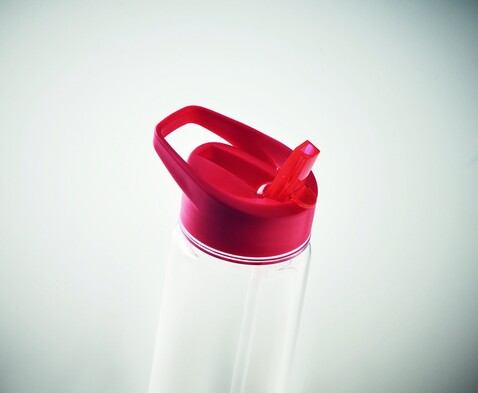 Trinkflasche RPET 650ml - Rot bedrucken, Art.-Nr. MO6467-05 Trinkflasche RPET 650ml - Rot bedrucken, Art.-Nr. MO6467-05