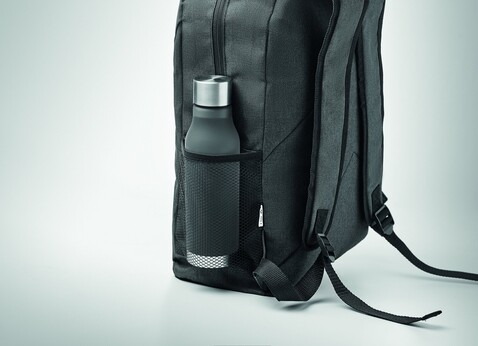 Rucksack 600D RPET - Schwarz bedrucken, Art.-Nr. MO6515-03 Rucksack 600D RPET - Schwarz bedrucken, Art.-Nr. MO6515-03