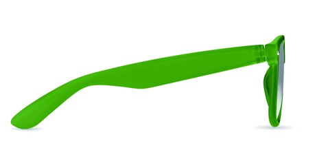 Sonnenbrille RPET - Transparent Grün bedrucken, Art.-Nr. MO6531-24