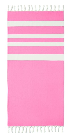 Hamman handdoek 140 gr/m² - Rot bedrucken, Art.-Nr. MO6554-05