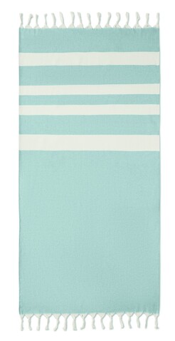 Hamman handdoek 140 gr/m² - Blau bedrucken, Art.-Nr. MO6554-04