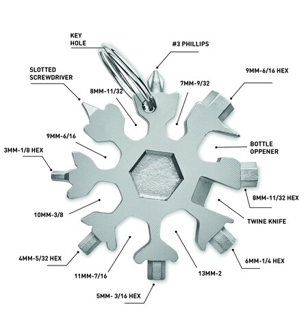 Multitool aus Edelstahl - Titan bedrucken, Art.-Nr. MO6568-18