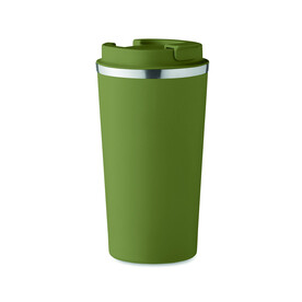 Doppelwandiger Becher 510 ml - Dunkelgrün bedrucken, Art.-Nr. MO6579-60