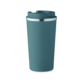 Doppelwandiger Becher 510 ml - Petrol bedrucken, Art.-Nr. MO6579-20