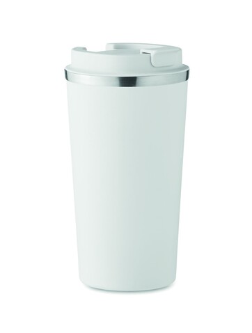 Doppelwandiger Becher 510 ml - Weiß bedrucken, Art.-Nr. MO6579-06