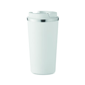 Doppelwandiger Becher 510 ml - Weiß bedrucken, Art.-Nr. MO6579-06